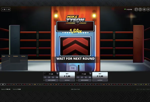 Mike Tyson's Crash game